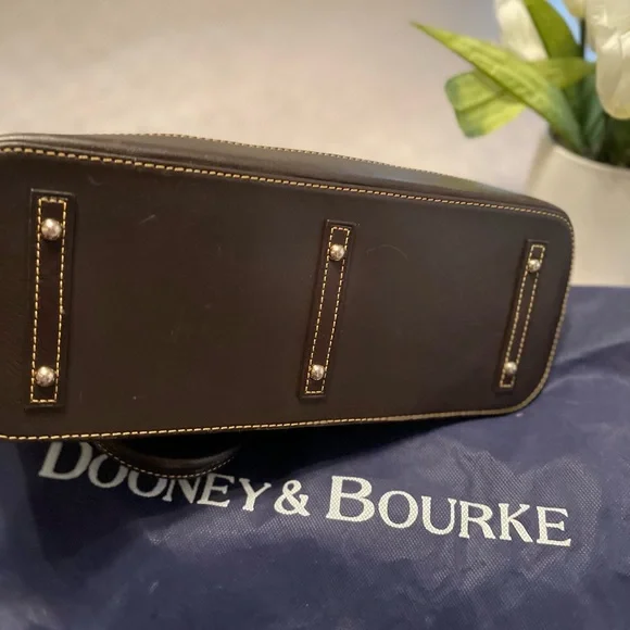 Dooney & Bourke Croc Denison Shaina Satchel - Picture 14 of 16